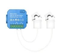 Youbones Tuya Smart 2 Voies WiFi Compteur D'Énergie Bidirectionnel 1/2 Canal avec Pince App Moniteur Solaire Produit et Consommé Puissance 2CT Facile à Utiliser