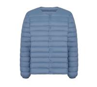 YOUCAI Homme Doudoune col V Couleur unie Manteaux d'hiver isolants Manches longues Portable et léger Veste de randonnée et de Voyage Coupe-Vent Parka Outwear WMBleu
