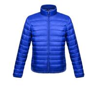 YOUCAI Homme Doudoune Thermique légère Zippée Vestes Hiver Chaud Col montant Manteau de neige Chaud Isolant et Pliable Parka Coupe-vent avec Poches BaoBleu