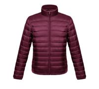 YOUCAI Homme Doudoune Thermique légère Zippée Vestes Hiver Chaud Col montant Manteau de neige Chaud Isolant et Pliable Parka Coupe-vent avec Poches JiuRouge