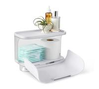 YouCopia Armoire de toilette Hideaway - Organiseur de salle de bain pour rouleaux de papier, lingettes et accessoires