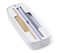 YouCopia StoraRoll Distributeur de papier 2 en 1, organisateur de tiroir pour aluminium, film plastique, parchemin et papier ciré avec emporte-pièces de sécurité et étiquettes pour l'organisation de