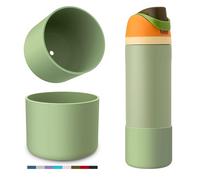 YOUCOX Botte en silicone pour bouteille d'eau Owala de 710 ml, 2 manchons de protection antidérapants pour bouteilles d'eau FreeSip/Twist/Flip - Sans BPA, passent au lave-vaisselle