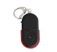 Youdefa Mini Détecteur de Clé de Sifflet Anti-Perte Alarme sans Balise Intelligente Localisateur de Clé Porte-Clés Tracker Sifflet Son LED Lumière Tracker