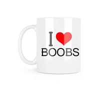 Youdesign FR Mug céramique à message - Cadeau - I love boobs - ref4217 - France