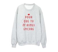 Youdesign FR Sweat shirt imprimé à message - Cadeau Célébrité - Celine Dion Pour que tu m'aimes encore - ref4635 - France - S, Gris