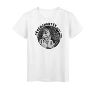 Youdesign FR T-Shirt imprimé - Cadeau - Célébrité Mylène farmer - Citation Désenchantée - ref4056 - Fabriqué en France - S, Blanc