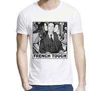 YouDesign T-Shirt imprimé Jacques Chirac French touch girl ref 712 Fabriqué en France - L, Blanc