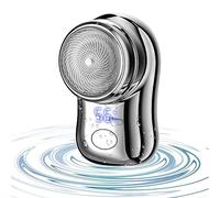 Youdind | Rasoir de poche USB de 10,2 cm pour homme | Tondeuse à barbe portable de poche | Rasoir rechargeable et lavable pour la maison, la voiture, les voyages, cadeau du Nouvel An pour homme