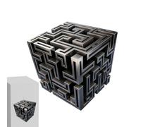 Youding Autocollant Mural Illusion 3D Optique - Art d’Angle Effet Réalité Déformée | Grand Sticker Mural Trou Visuel Moderne | Décoration Murale pour Chambre Bureau Dortoir Appartement