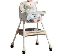 Youding Chaise Haute Pour Bébé | Chaise Réglable Enfant,Siège Rehausseur Multifonction avec Fonction Relax et Balancement pour Maison Voyage Extérieur