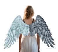 Youding Costume d'ailes d'ange | Noël Grandes Ailes Accessoires - Grand Costume de Fée Cosplay Unisexe,pour Halloween Mardi Gras Anniversaire Carnaval Mascarades Fête Cosplay Théâtre Séance