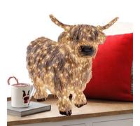 Youding Figurines de Vache | Vache 3D Lumineuse Hauteur 28 cm | Décoration Extérieure | Extérieur Pelouse Ferme Porche Décoration Noël