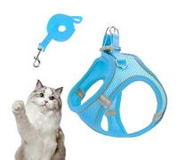 Youding Harnais et Laisse pour Chiens - Harnais réglable pour Chiens de Moyenne et Petite Taille avec Sangles | Gilet réglable pour Chiots, Chats, Voyages en Voiture, Promenade randonnée