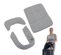 Youding pour Poussette Animaux - Housse Protectrice Anti-Salissures pour Poussette Animaux - Dessus Anti-Dérapant avec Coussin Amovible et Lavable pour Chien Chat Animal Poussette Voyage Extérieur