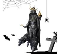 Youding Statue de la déesse Grecque Hécate - Sculpture en résine de la sorcière | Hécate des Enfers, Porteuse de Lumière | Pièce d'art Gothique de 16 cm et décoration de sorcière d'halloween