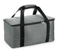 YOUEON Sac de transport rembourré pour bongo avec poignée de transport, taille standard 45 cm, housse pour concert avec rembourrage protecteur intérieur dense, gris