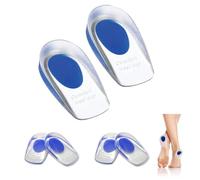 Youery Talonnettes en Gel, 2 Paires Talonnettes Gel Talon Coussin, Epine Calcaneenne Silicone Talonette, Soulage Douleurs Pieds Semelle Talon, Tendinite et Fasciite Plantaire Orthopédique Coussinet M