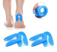 Youery Talonnettes en Gel, 2 Paires Talonnettes Gel Talon Coussin, Epine Calcaneenne Silicone Talonette, Soulage Douleurs Pieds Semelle Talon, Tendinite et Fasciite Plantaire Orthopédique Coussinet
