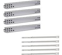 YOUFIRE Kit de pièces de rechange pour barbecue Charbroil 463376017 463342119 463335517 463332718 463342118 463349917 463377319 G321-4C00-W1, 4 brûleurs à gaz Tube de brûleur de tente chauffante pour