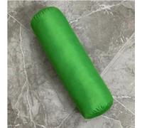 YOUGANG Coussin cervical rond en lin avec housse lavable pour soulager la douleur - Vert foncé, 20 x 120 cm