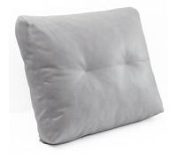 YOUGANG Coussin dossier imperméable pour canapé-lit, tête de lit, coussin de lecture avec housse amovible anti-rayures et durable (gris clair, 50 x 55 cm)