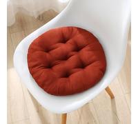 YOUGANG Lot de 2 coussins ronds pour chaise de salle à manger, cuisine, 30/40/45/50 cm - Pour intérieur et extérieur (café, 40 cm)