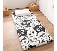 YOUGANG Matelas Japonais Futon Simple, Double, Queen, King, Roulable, Camping, Invités de Plancher, Noir, 80 x 190 cm