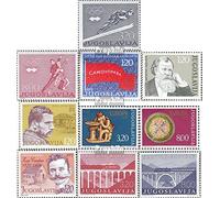 Yougoslavie 1630-1631,1632,1633,1634 1635-1636,1637,1638-1639 (sortie complète). MNH 1976 Olympia, Europe, chemin de fer, etc. (timbres pour collectionneurs) Sports d'hiver (Ski / hockey sur glace