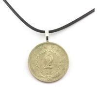 Yougoslavie Collier de pièces de 2 dinars