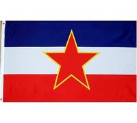Yougoslavie Pays National Drapeau Décoratif Drapeaux Résistant Aux Intempéries Drapeau De Jardin Pour Jardin Intérieur Pelouse 3X5Ft