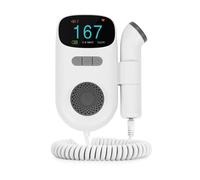 Youha Baby Doppler à usage domestique - Scanner abdominal de grossesse - Entendre le cœur de bébé à la maison - Son clair et écran HD