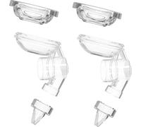 Youha valve connector - 2 pièces - Cup-Connect-Kit - Intermédiaire pour tire-lait Youha - 2x membranes - 2x valves - 2x base de valve - sans BPA