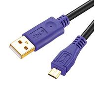 Youii Câble micro USB Android 8 m, USB 2.0 A mâle vers micro B câble de charge et de synchronisation des données pour Samsung Galaxy, Nexus, LG, Motorola, Android Smartphones, PS4, Xbox One Controller (8 m)