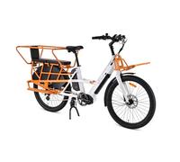 Youin Berlin BK6100 Vélo électrique urbain 26" Moteur central 250 W Double batterie jusqu'à 125 km Freins hydrauliques Shimano 7 V Porte-bagages Écran Couleur aluminium