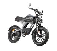 Youin BK7100 Vélo électrique Pliable Fat Bike 20 Pouces 100 km Autonomie Freins hydrauliques Suspension Total Changement Altus 7 Vitesses Écran LCD Batterie Amovible.