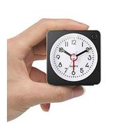 YouJabz Réveil Analogique Classique de Voyage avec Fonction Snooze et Lumière, Mini Réveil, Taille Compacte, Réveil sans tic-tac, Mouvement à Quartz Silencieux, Alarme Crescendo, Utilisation Facile