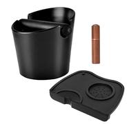 youjia Coffee Knock Box Espresso Knock Box Barista Accessoire avec Barre de Frappe Amovible et Base Antidérapante WDT Outil de Distribution d'expresso