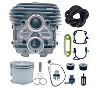 youjupazi 4238 020 1202 Kit de piston cylindrique pour scie à tronçonner Stihl TS410 TS420 TS 410 420 50 mm avec interrupteur d'arrêt 4238 430 0500 avec fils