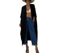 YOUKD Bohème Kimono Robe Long Cardigan Grande Taille Homewear Cover Up Robe pour Femme