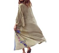 YOUKD Femmes Été Long Cardigan Maxi Kimono Robe Bohème Maillot De Bain Plage Cover Up Robes