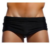 YOUKD Homme Solid Swim Brief Maillot de Bain Short de Bain Taille élastique Swim Shorts Swimwear