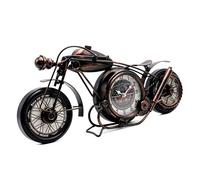 YOUKI Horloge de Bureau silencieuse avec trotteuse, Grands Chiffres sans tic-tac, Fonctionne avec des Piles, Fait à la Main,Pendules de cheminée Pendules murales décoration Vintage