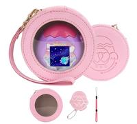 YouKnow Étui de voyage pour machine de jeu électronique virtuelle Tamagotchi Paradise avec dragonne amovible (étui uniquement) (rose glamour)