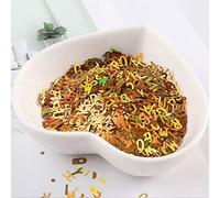 YOUKOLO holographique 26 Lettres anglaises Paillettes mélangées pour résine époxy Artisanat Festival Lettres Paillettes