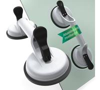 youkzuan Lot de 2 ventouses en verre | Ventouse en aluminium | Lifters à ventouse pour carrelage | Lifter à ventouse en verre | Charge max. 100 kg avec 2 ventouses (alliage d'aluminium)