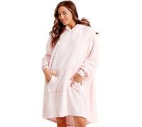 YOULIKE Sweat à Capuche Oversize Sherpa - Couverture Super Douce et Chaude - Confortable - Taille Unique - pour Hommes, Femmes, Filles, garçons, Amis(Rose Clair)