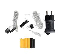 Youlin Adaptateur D'alimentation Pour Prise UE D'éliminateur De Batterie (1 Jeu) Un Seul Jeu AA + AAA De Fausses Piles Mixtes