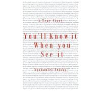 You'll Know It When You See It