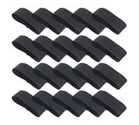 YouMen 20Pcs Brassard élastique Noir Brassards de Capitaine éLastique Respect FunéRailles Deuil Deuil Brassard De pour Football Football Basket-Ball (black-20pcs)